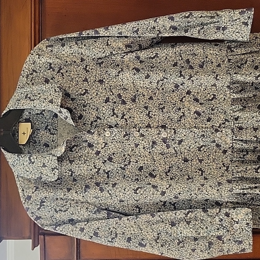 Tuckernuck | Hydrangea Hayes Mini Dress 3/4 Sleeve Size XS Preppy Feminine - Picture 3 of 13